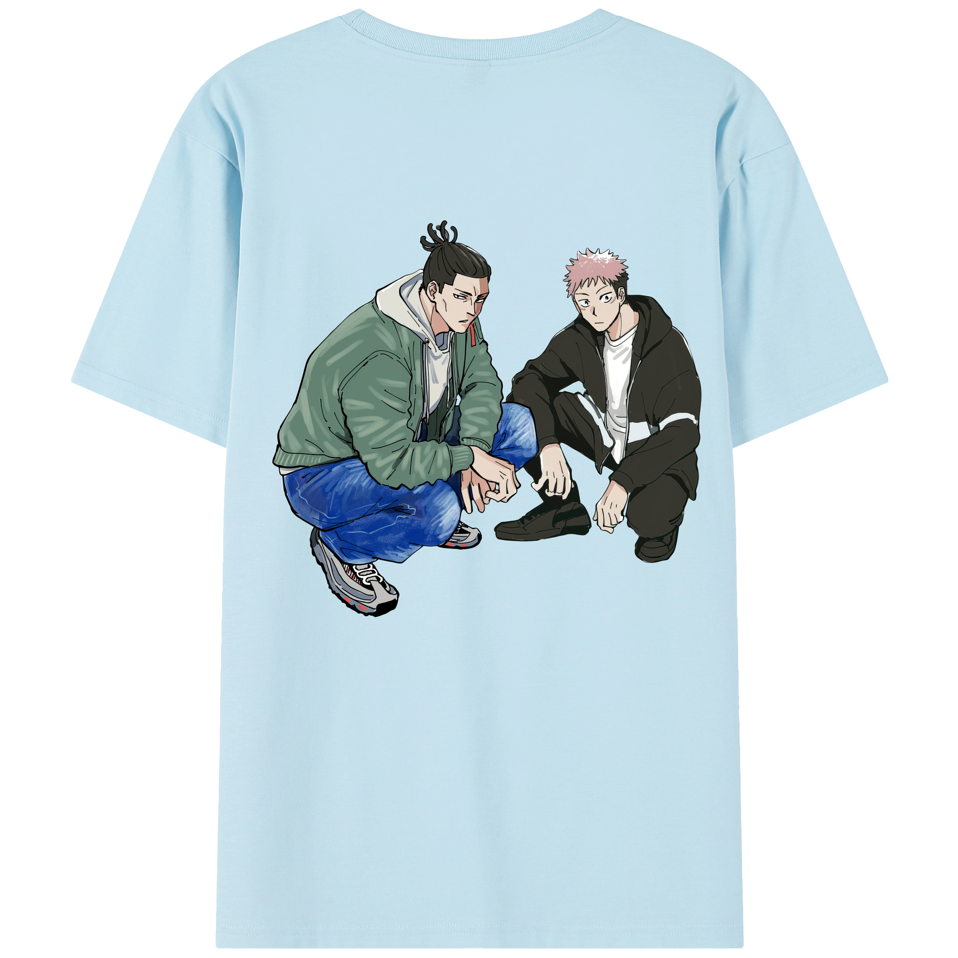 （画像用） 呪術廻戦 Jujutsu Kaisen 綿100％半袖Tシャツ（背面プリント）